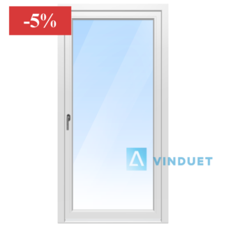 Outward-Opening Glass Balcony Door with Aluminium Frame