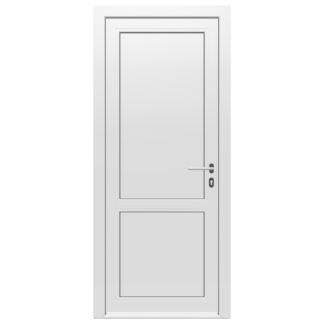 PVC Exterior Door 960 x 2190, White/White, 55 kg