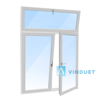 T-Shaped PVC Window